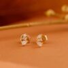 Mixed Diamond Cluster Studs - Image 5