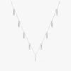 Multi Diamond Bar Necklace - Image 2