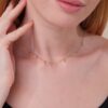 Multi Diamond Bar Necklace - Image 6