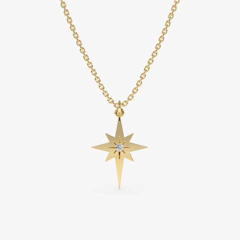 North Star Diamond Necklace