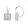 Oscar Earrings With Baguette and Pave Diamonds - Image 3