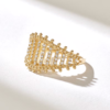 Bold ring featuring a 12.87MM wide top