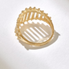 Elegant pave diamond ring with refined finish