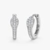 Pave Diamond Huggies - Image 2
