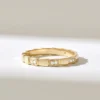 Pave-set premium CZ diamond snake ring in sterling silver