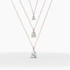 Pear Cut Diamond Necklace | Diamond Necklace | 925 Sterling Silvert 925 Sterling Silver pear necklace - Image 10
