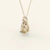 Pear Cut Diamond Necklace | Diamond Necklace | 925 Sterling Silvert 925 Sterling Silver pear necklace - Image 6