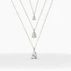 Pear Cut Diamond Necklace | Diamond Necklace | 925 Sterling Silvert 925 Sterling Silver pear necklace - Image 8