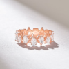 Sterling silver ring featuring a 6.14 mm wide band