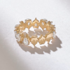 Modern sterling silver ring with a polished, balanced silhouette
