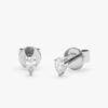 Pear-Cut Diamond Studs - Image 2