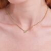 Peridot Cuban Chain Necklace - Image 3