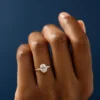 Pictorial Ring, Oval Cut Diamond Ring - Image 2