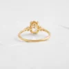 Pictorial Ring, Oval Cut Diamond Ring - Image 3