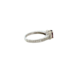 Pink tourmaline ring with graceful, timeless design
