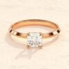 Princess Cut 925 Sterling Silver Engagement Ring 4ct Dimond - Image 5
