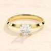 Princess Cut 925 Sterling Silver Engagement Ring 4ct Dimond - Image 6