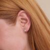 Puppy Paw Diamond Studs - Image 4
