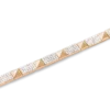 Gold-plated sterling silver bracelet with distinctive pyramid detailing