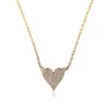 Heart necklace with a reversible two-sided design