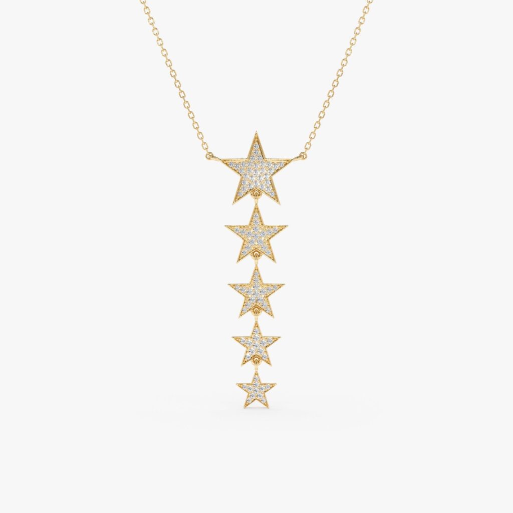 Rising Star Diamond Necklace