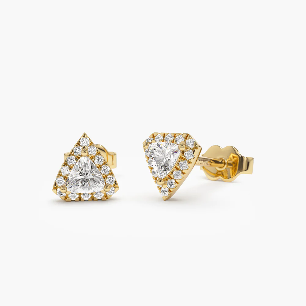 Round and Pear Cut Diamond Ring