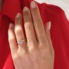 Round Cut 1 ct Diamond Engagement Ring - Image 4