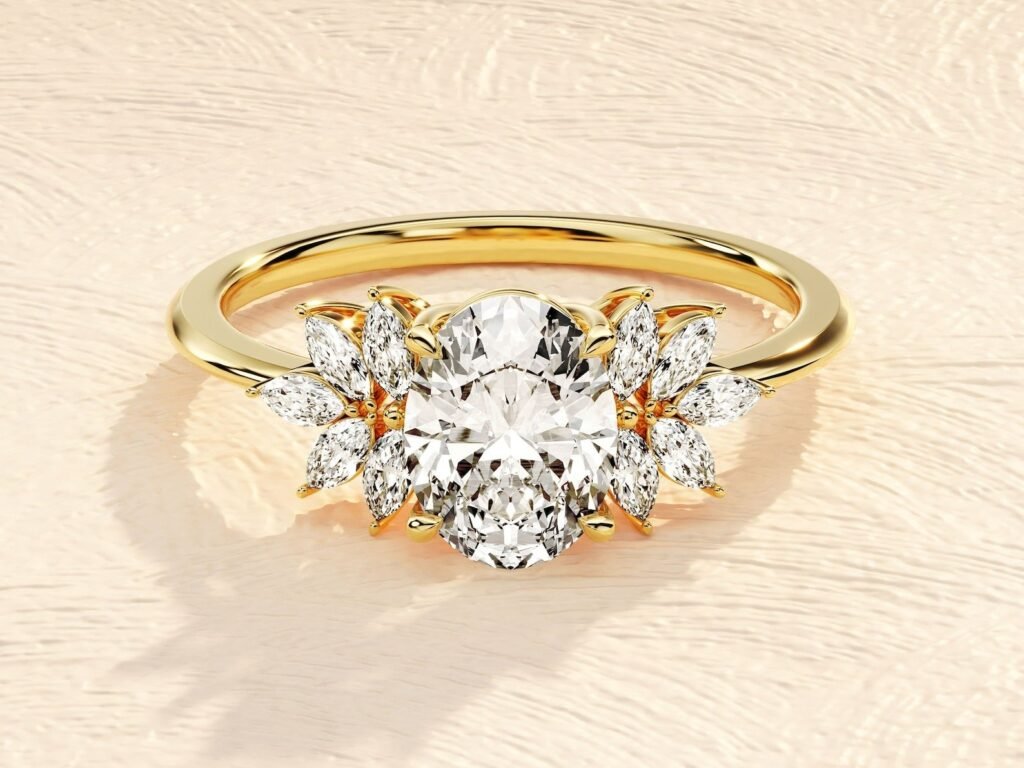 Round Cut 3 ct Diamond Engagement Ring