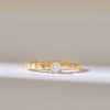 925 Sterling Silver Round Solitaire Ring - Image 2