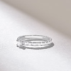 925 Sterling Silver Round Solitaire Ring - Image 5