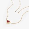 Ruby Heart Necklace - Image 3