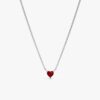 Ruby Heart Necklace - Image 3