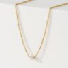 Salt and Pepper Diamond Bead Necklace