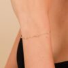 Salt & Pepper Diamond Station Bracelet - Image 6