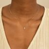 Sapphire & Diamonds Hamsa Necklace - Image 5