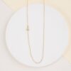 Side Initial Diamond Necklace - Image 2