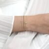 Sideways Diamond Cross Bracelet - Image 3