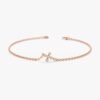 Sideways Diamond Cross Bracelet - Image 6