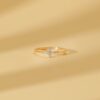 Sideways Diamond Cross Ring - Image 2