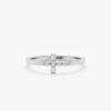 Sideways Diamond Cross Ring - Image 4
