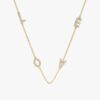 Sideways Love Diamond Necklace