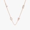 Sideways Love Diamond Necklace - Image 5