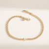 Single Diamond Cuban Chain Bracelet - Image 3