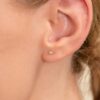 Single Diamond Eye Studs - Image 5