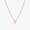 Single Diamond Hamsa Necklace - Image 5