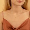Single Diamond Hamsa Necklace - Image 6