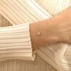 Single Diamond In Starburst Heart Bracelet - Image 3