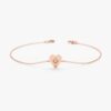 Single Diamond In Starburst Heart Bracelet - Image 6