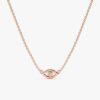 Single Diamond Lucky Eye Necklace - Image 2