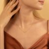 Single Diamond Lucky Eye Necklace - Image 5